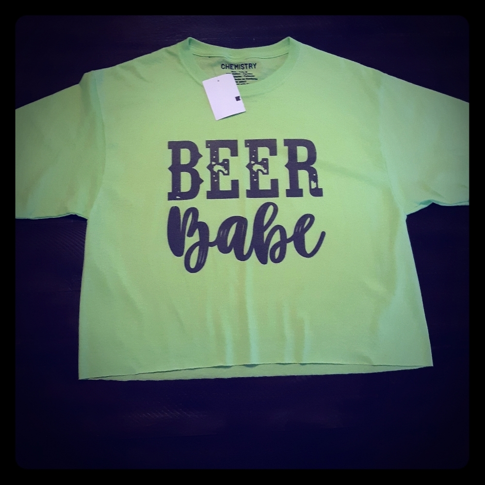 "Beer Babe" Crop Top